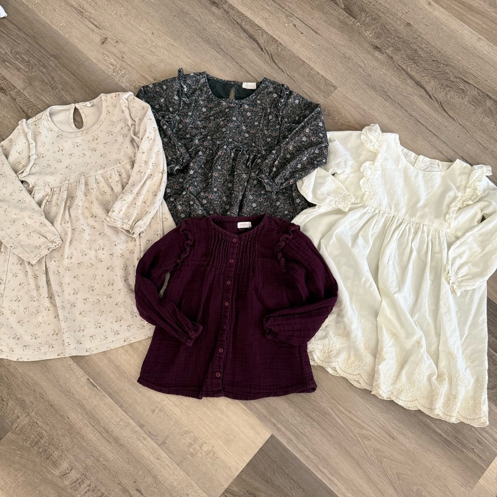 Jamie Kay Floral and Plum Dress/Shirt Bundle